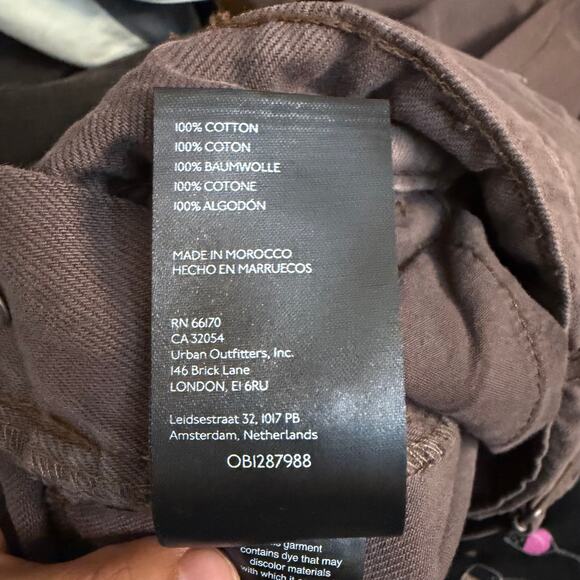 Free People We The Free Ziggy Denim Overalls Mocha Brown Size Medium Boho Earthy - Picture 9 of 16